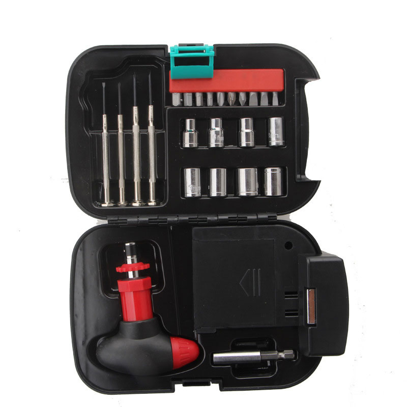 ست جعبه ابزار و چراغ قوه رایکادو کد AB-125 - تصویر 2