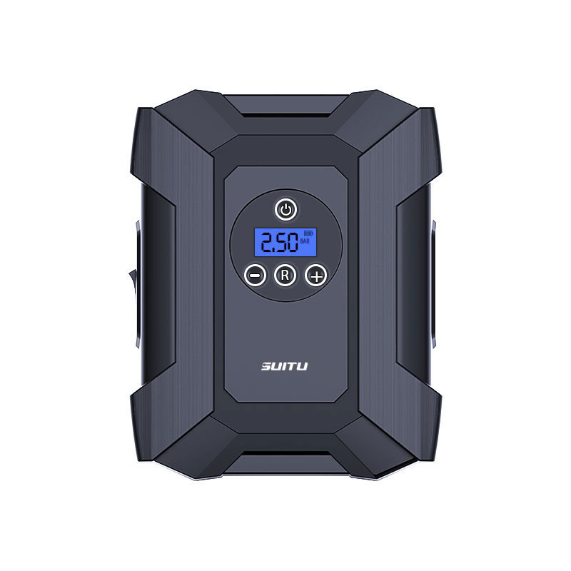 پمپ باد فندکی دیجیتالی SUITU کد AB-123 - تصویر 1