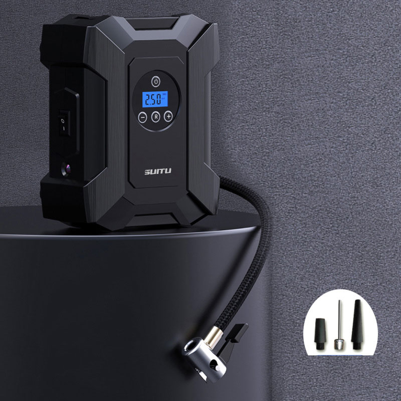 پمپ باد فندکی دیجیتالی SUITU کد AB-123 - تصویر 5