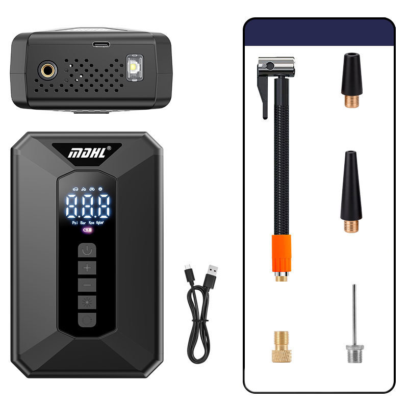 پمپ باد شارژی دیجیتالی MDHL کد AB-121 - تصویر 2