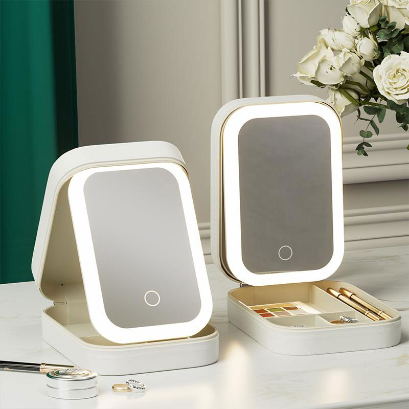 آینه تبلیغاتی آرایشی LED استندی کد BA-110 - تصویر 4
