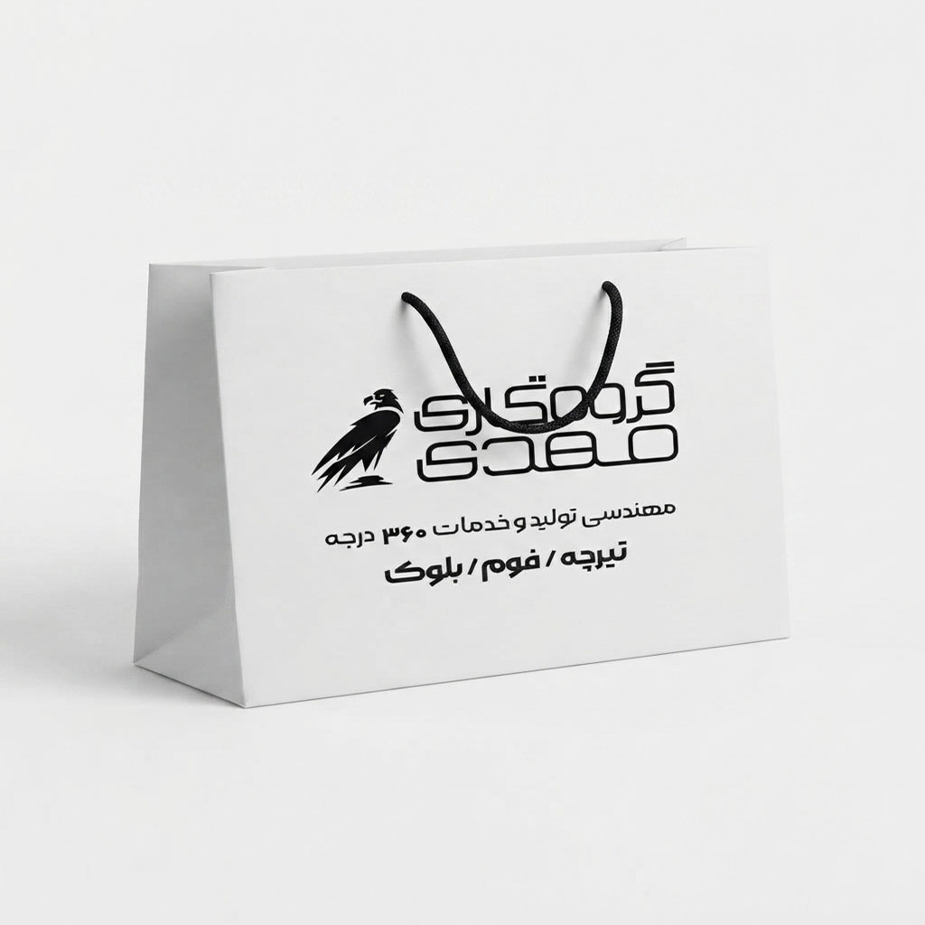 ساک دستی مقوایی سایز 45 در 30 افقی کد SM-103 - تصویر 1