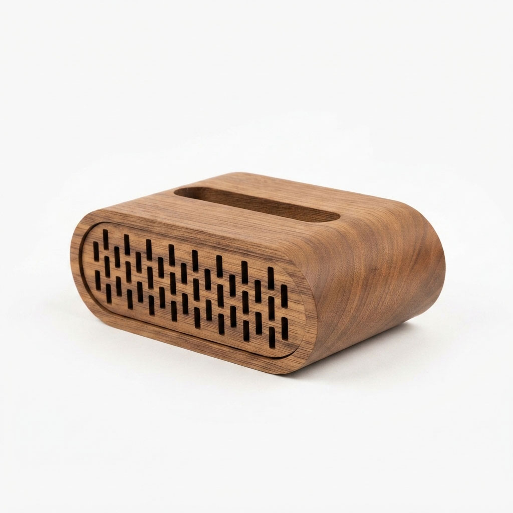 استند اسپیکر موبایل چوبی تبلیغاتی کد HC-111 - تصویر 2