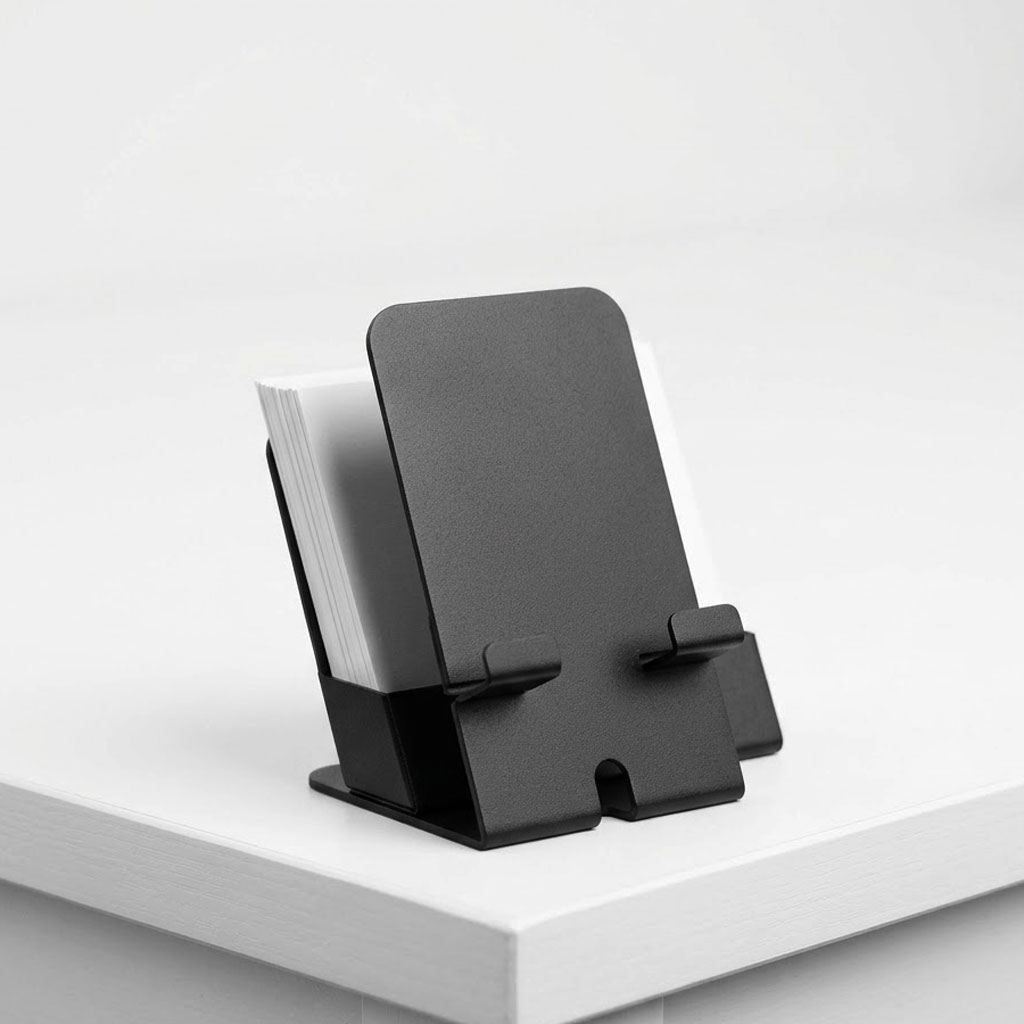 پایه نگهدارنده موبایل و جایادداشتی فلزی تبلیغاتی کد HF-103 - تصویر 1
