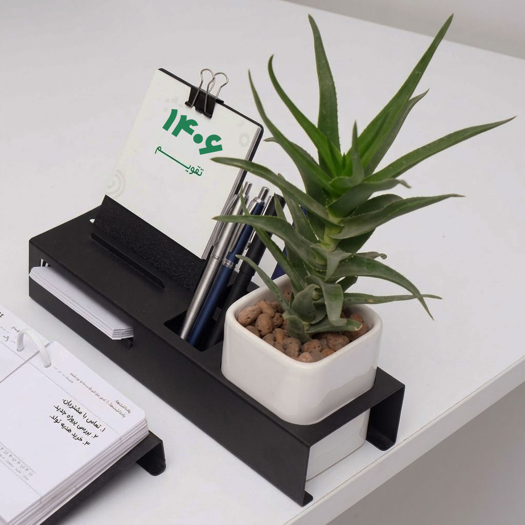 نظم دهنده فلزی رومیزی جاگلدونی و استند دار تبلیغاتی کد HF-105 - تصویر 1