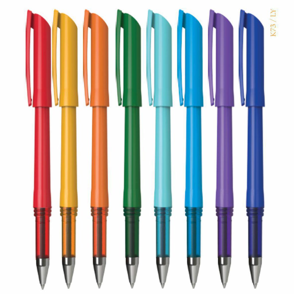خودکار پلاستیکی تبلیغاتی K73 رنگی کد PP-111 - تصویر 1
