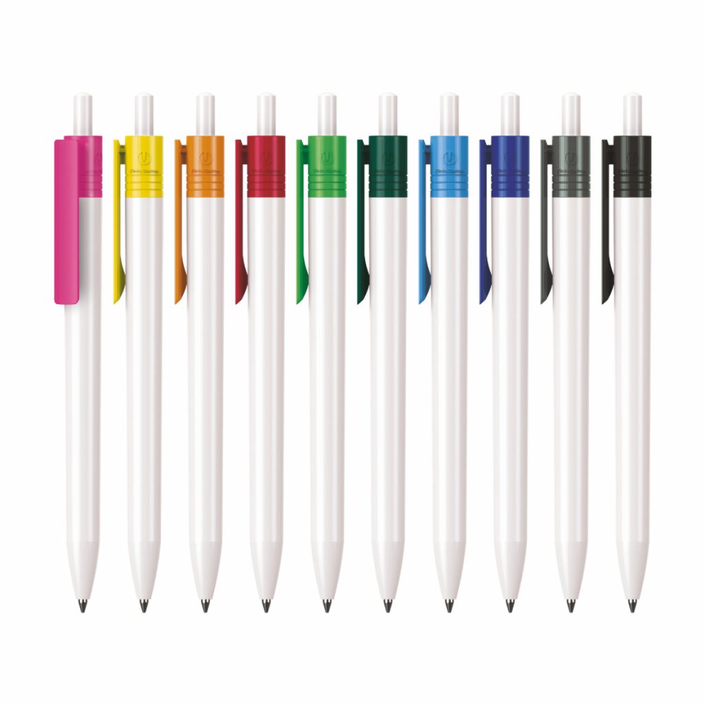 خودکار پلاستیکی تبلیغاتی کیاپن گیره رنگی کد PP-109 - تصویر 1