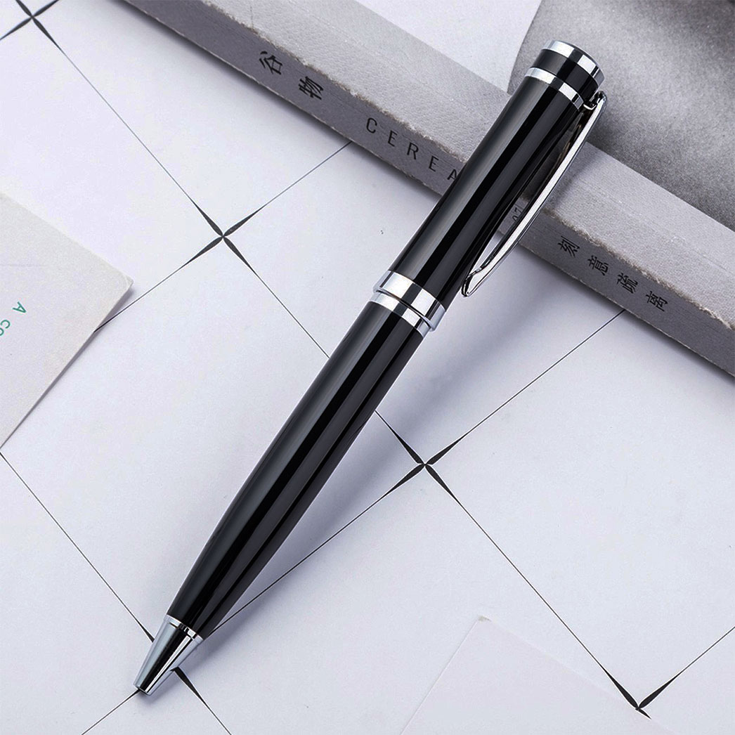 خودکار فلزی نفیس Icon مشکی کد 0611 – هدیه‌ای شیک و ماندگار