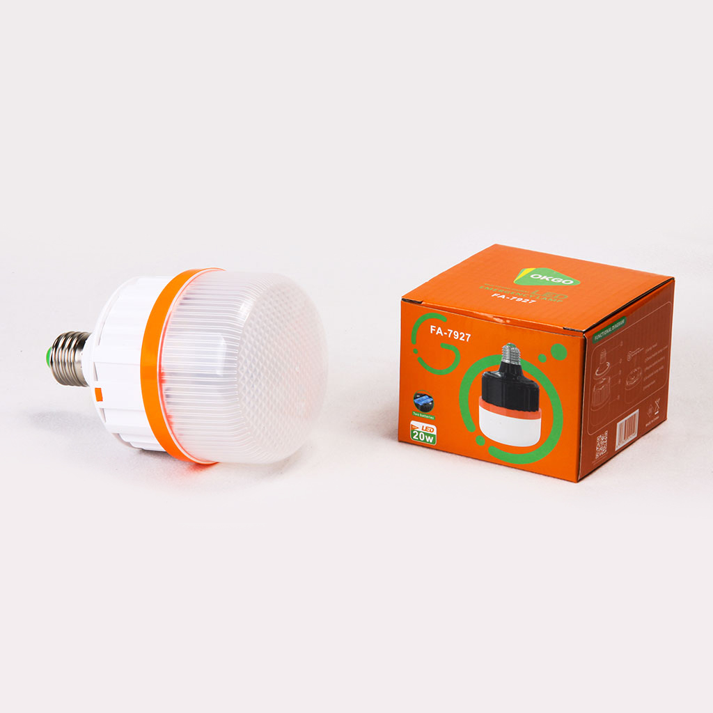 لامپ اضطراری شارژی OKGO FA7927 مناسب قطع برق- 20 وات کد 0304  – رایکادو - تصویر 3