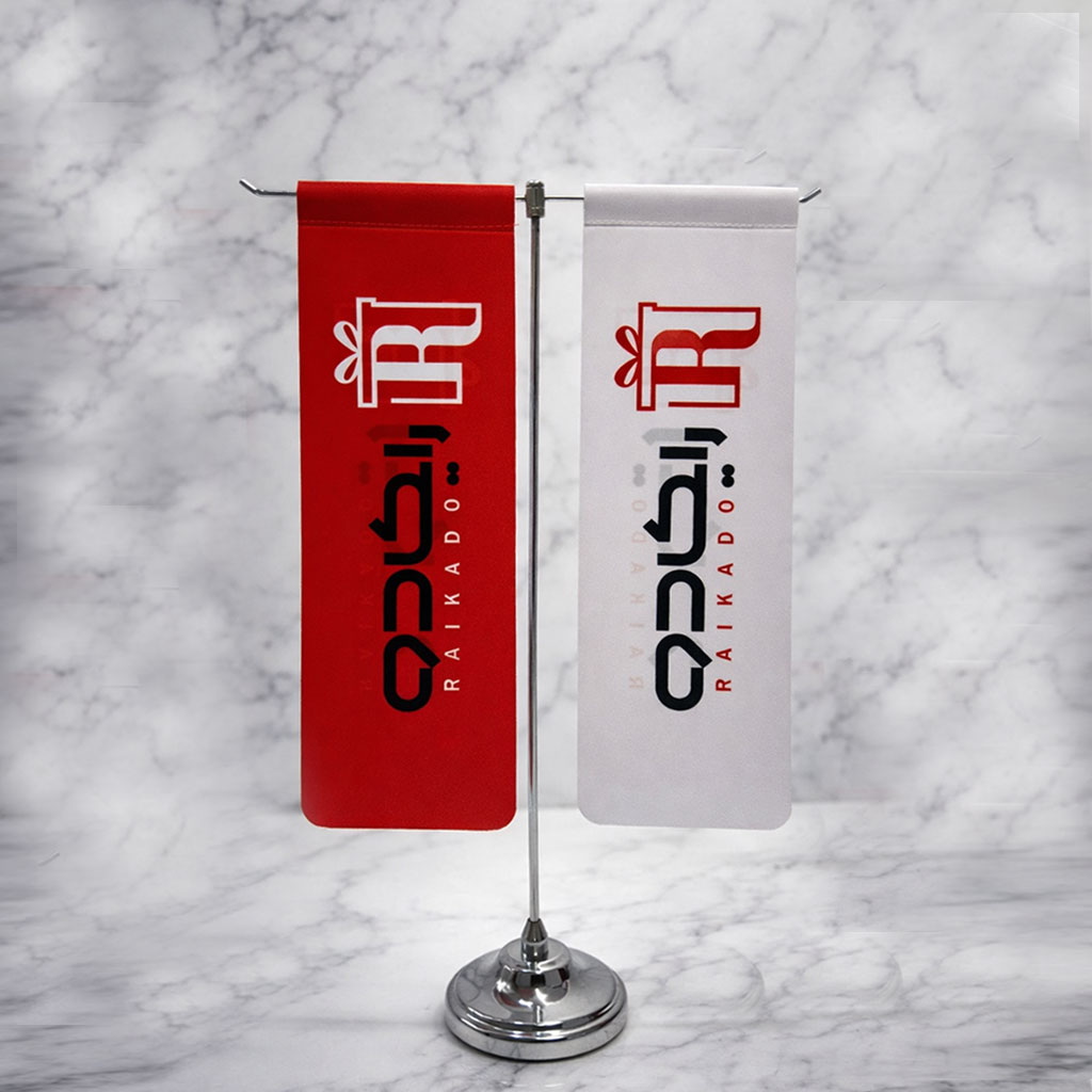 پرچم رومیزی ساتن لمینت مدل T رایکادو کد PR-102 - تصویر 1 پرچم رومیزی ساتن لمینت مدل T رایکادو کد PR-102 - تصویر 1