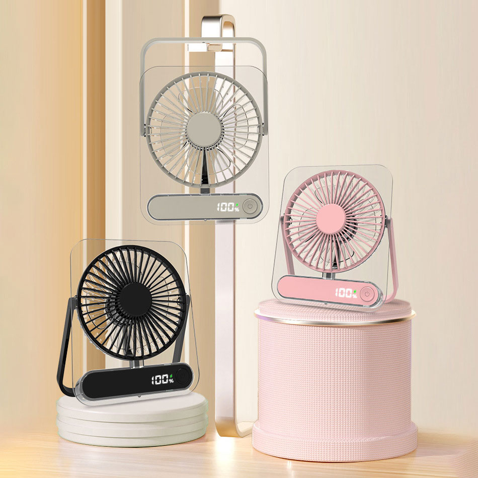 پنکه رومیزی تبلیغاتی پرتابل شفاف کد GA-116 - تصویر 4