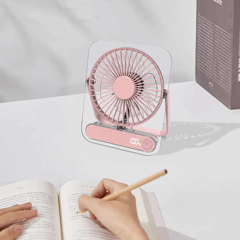 پنکه رومیزی تبلیغاتی پرتابل شفاف کد GA-116 - تصویر 3