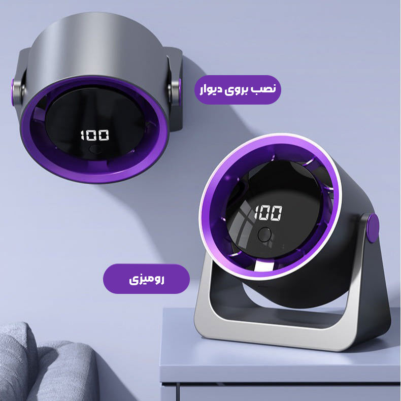 پنکه رومیزی و دیواری تبلیغاتی دیجیتال کد GA-114 - تصویر 2
