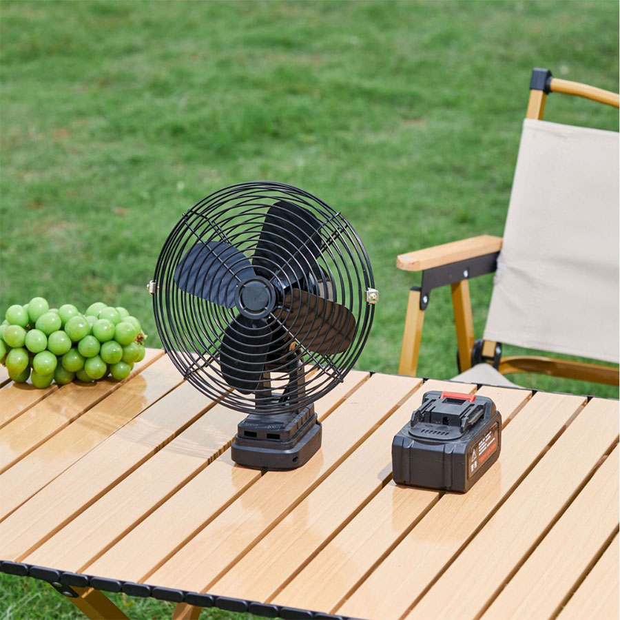 پنکه رومیزی تبلیغاتی شارژی لیتیومی کد GA-113 - تصویر 4
