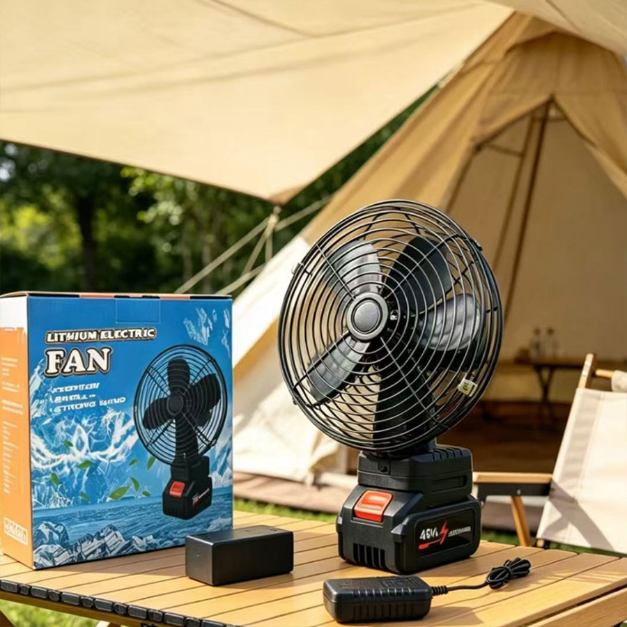 پنکه رومیزی تبلیغاتی شارژی لیتیومی کد GA-113 - تصویر 5