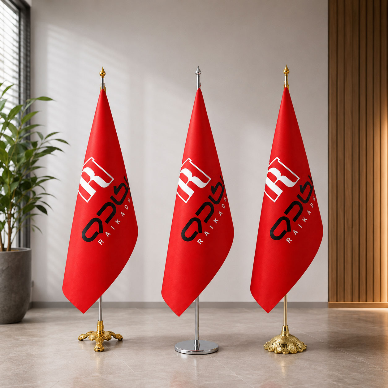 پرچم تشریفاتی لمینت رایکادو کد PT-101 - تصویر 1