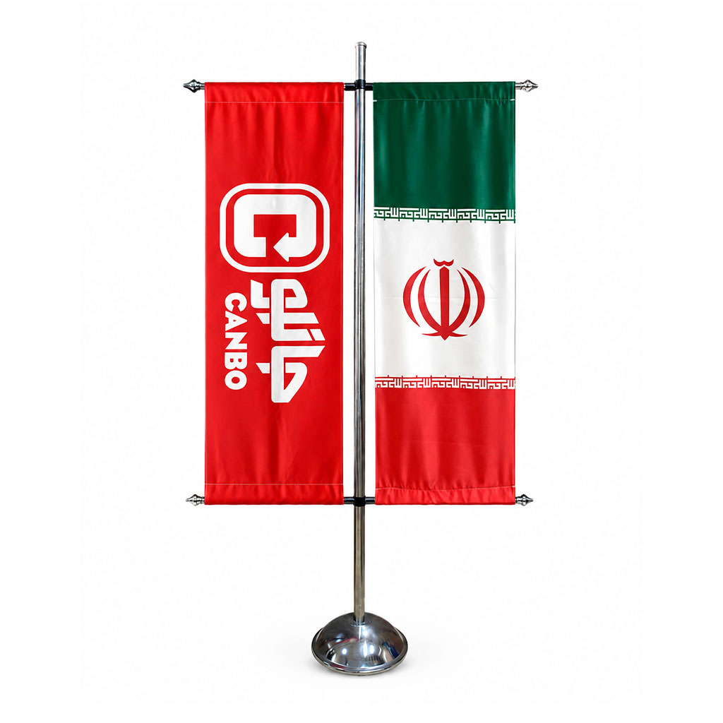 پرچم تشریفاتی ساتن مدل T رایکادو کد PT-104 - تصویر 1