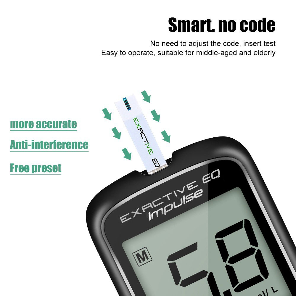 دستگاه تست قند خون EXACTIVE EQ IMPULSE کد PS-100 - تصویر 2