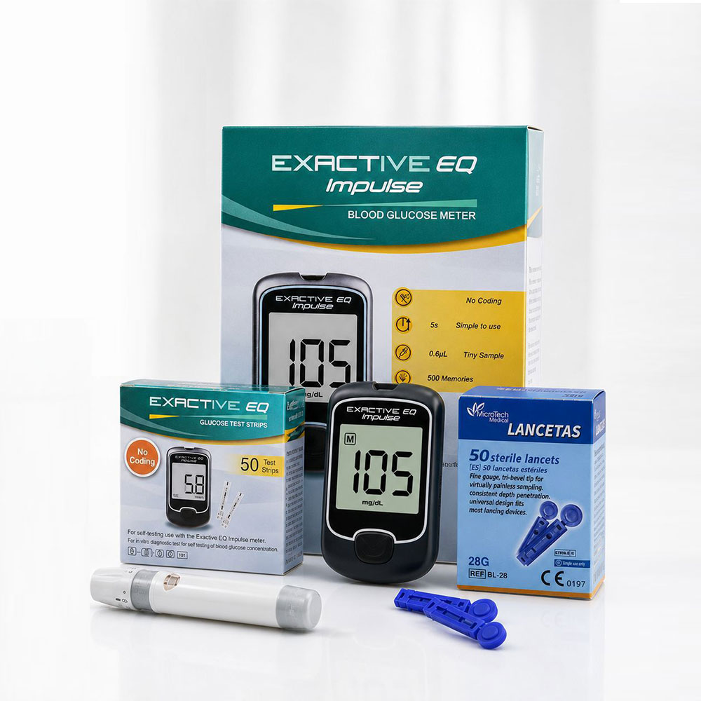 دستگاه تست قند خون EXACTIVE EQ IMPULSE کد PS-100 - تصویر 1