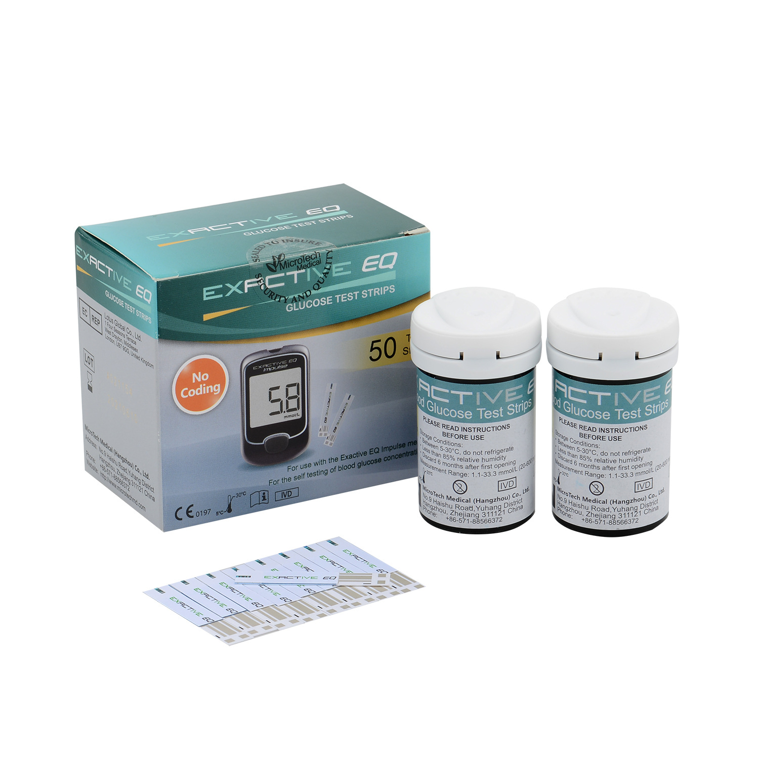 دستگاه تست قند خون EXACTIVE EQ IMPULSE کد PS-100 - تصویر 5