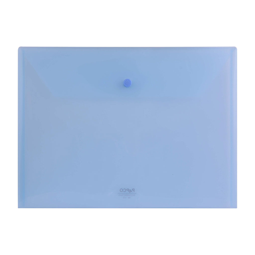 پوشه تبلیغاتی دکمه دار A4 شفاف کد PU-102 - تصویر 3
