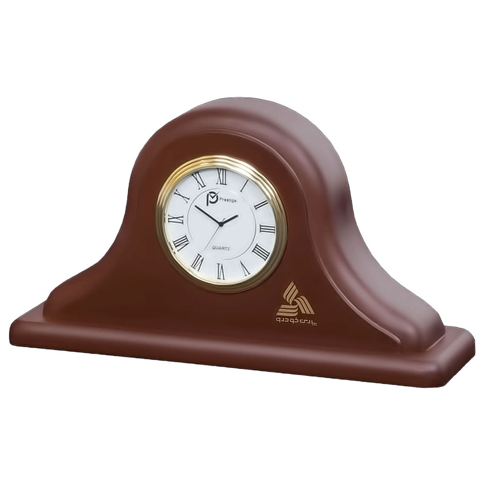 ساعت رومیزی تبلیغاتی چوبی کلاسیک کد SR-101 - تصویر 1