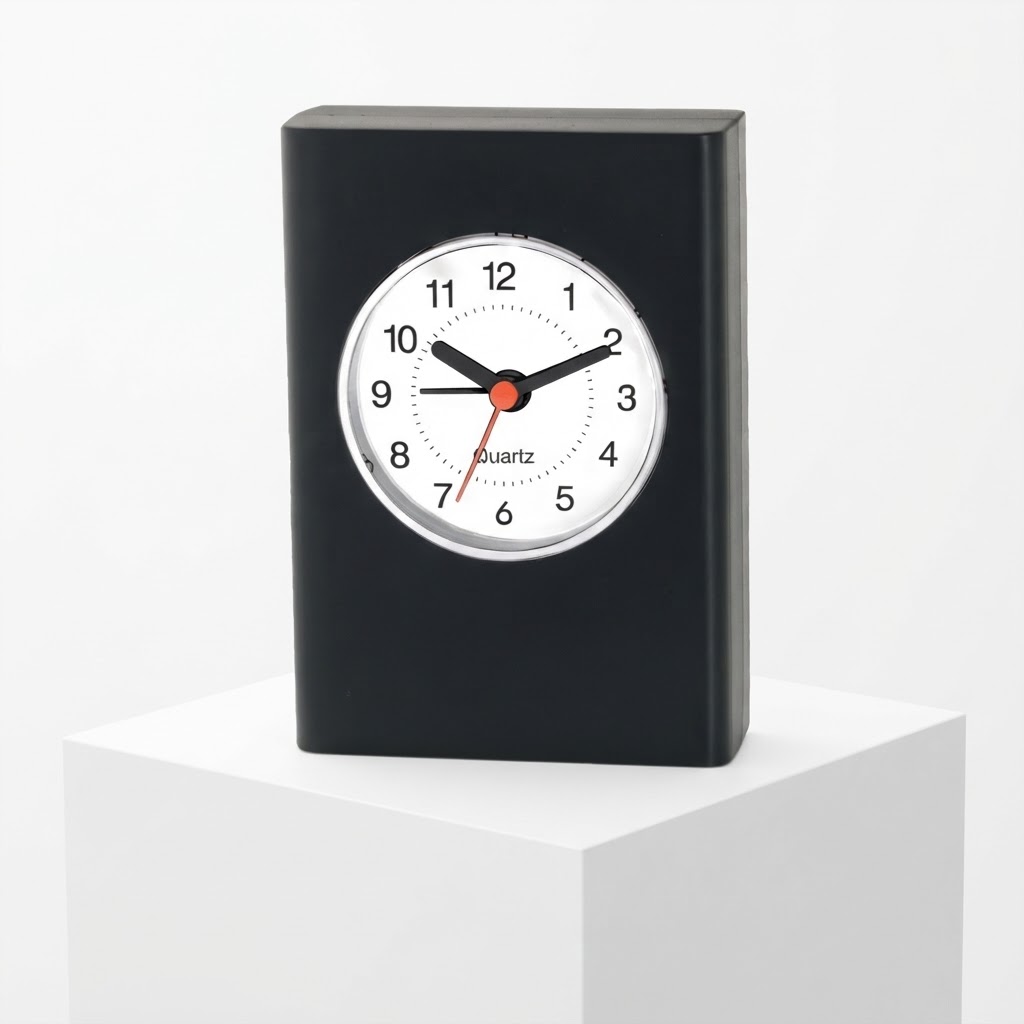 ساعت رومیزی تبلیغاتی ایستاده مشکی کد SR-119 - تصویر 2