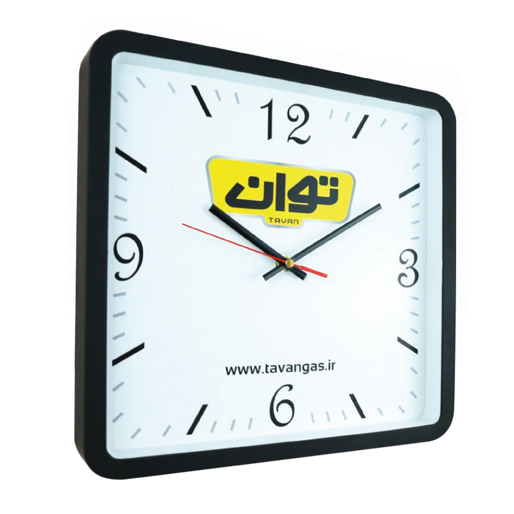 ساعت دیواری تبلیغاتی رایکادو مدل کیمیا کد 182