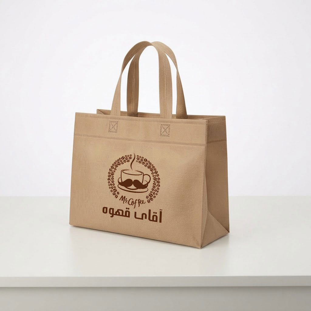 ساک دستی پارچه‌ای سوزنی کاست‌دار 35*45 افقی کد SS-111 - تصویر 6