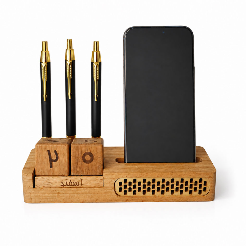ست هدیه چوبی 2 تکه برزین کد SC-109 - تصویر 2