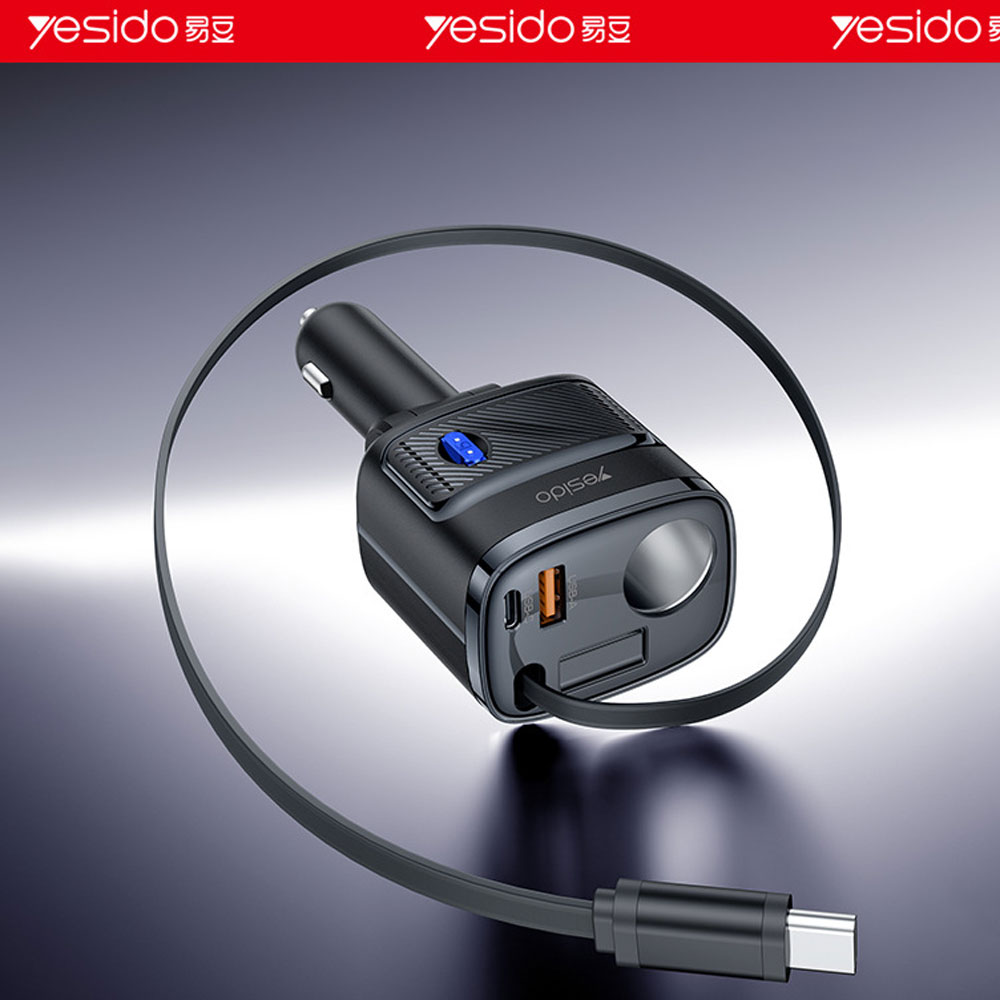 شارژر فندکی تبلیغاتی سوپر فست Yesido کد SH-102 - تصویر 3