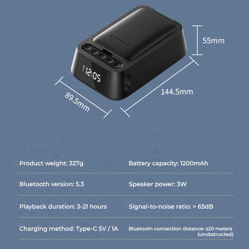 استند و اسپیکر بلوتوثی قابل حمل Bavin مدل BM-07 کد SP-102 - تصویر 6