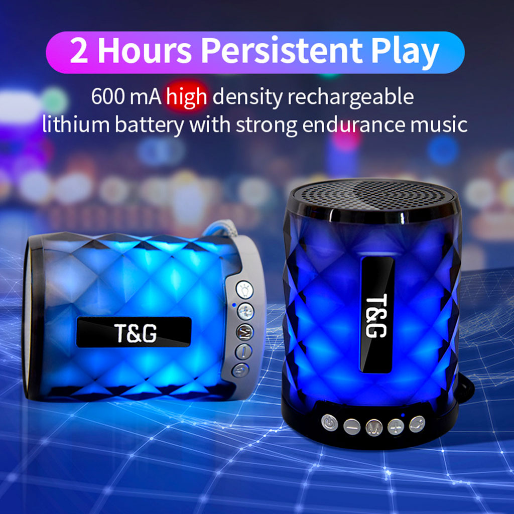 اسپیکر بلوتوثی قابل حمل T&G مدل TG-155 کد SP-109 - تصویر 3