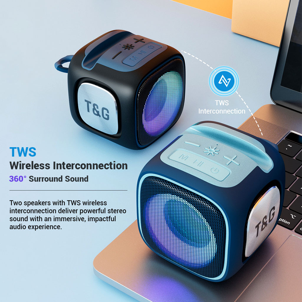 اسپیکر بلوتوثی قابل حمل T&G مدل TG-359 کد SP-105 - تصویر 5