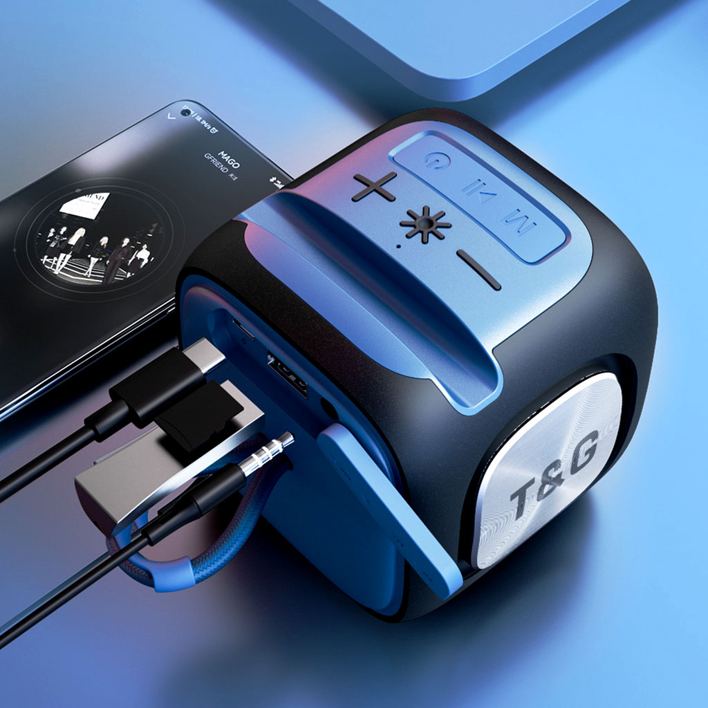 اسپیکر بلوتوثی قابل حمل T&G مدل TG-359 کد SP-105 - تصویر 1