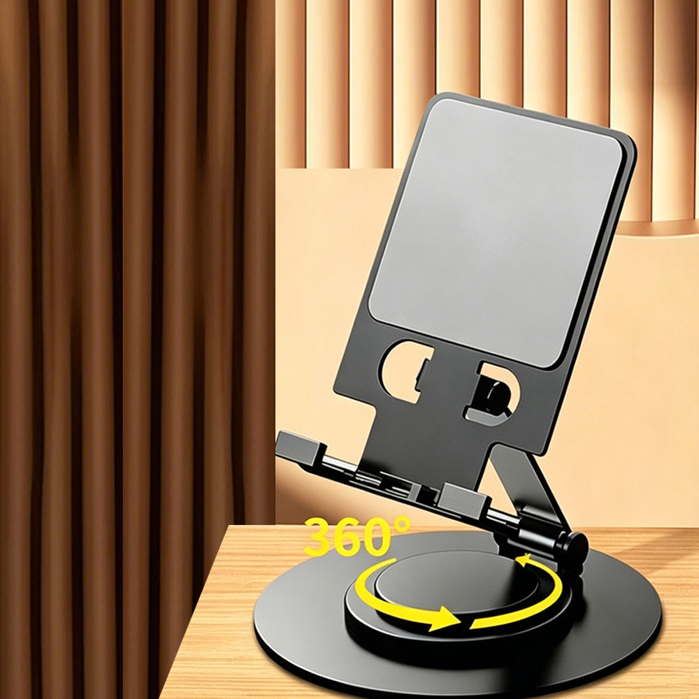 هولدر موبایل و تبلت رومیزی فلزی چرخشی تاشو کد ST-101 - تصویر 3