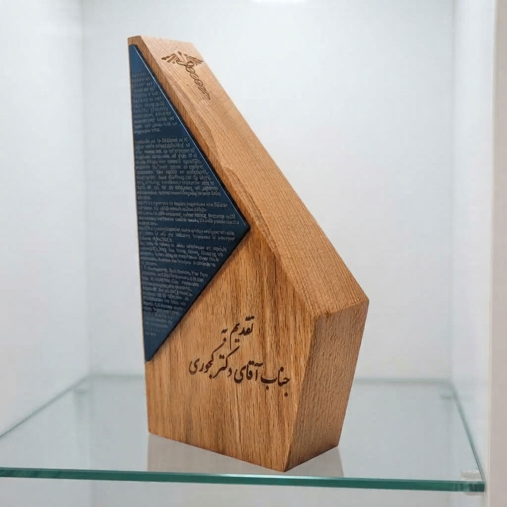 تندیس چوبی شکوه کد TC-104 - تصویر 2