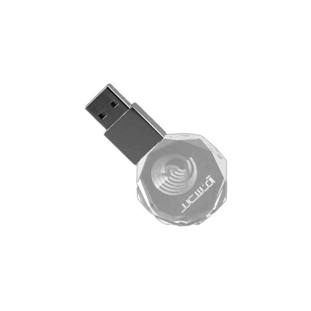 فلش مموری کریستالی تبلیغاتی مدل V8 کد 96-36 - رایکادو - تصویر 1