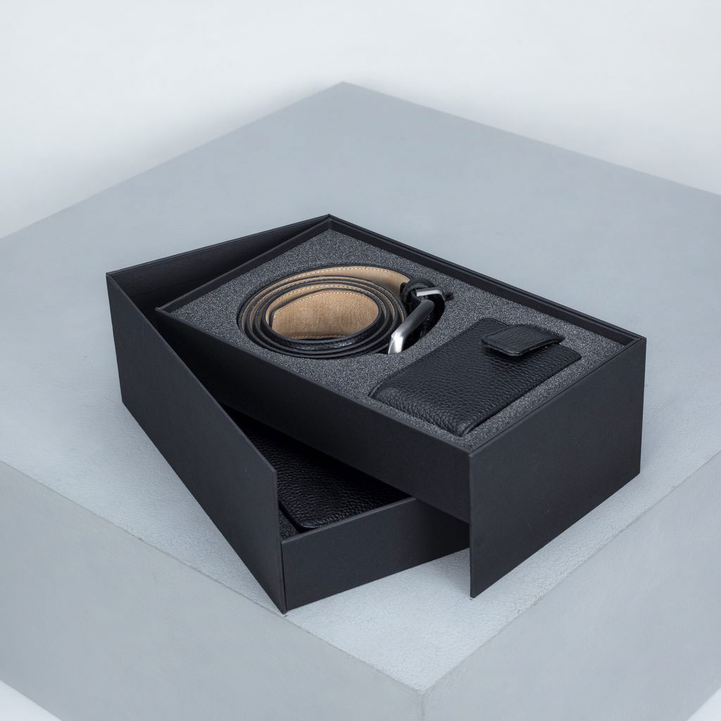 ست هدیه چرم طبیعی فرداد کد LS-102